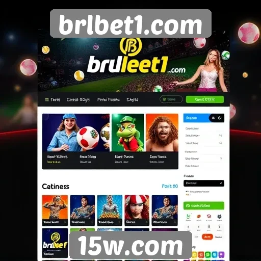 Interface e design do brlbet1.com para jogadores